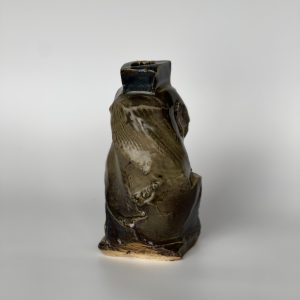 Crack effect block vase