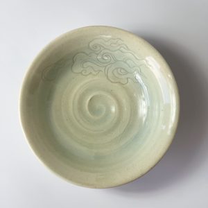 Clouded Tea Plate