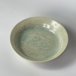 Snow Lion Tea Plate